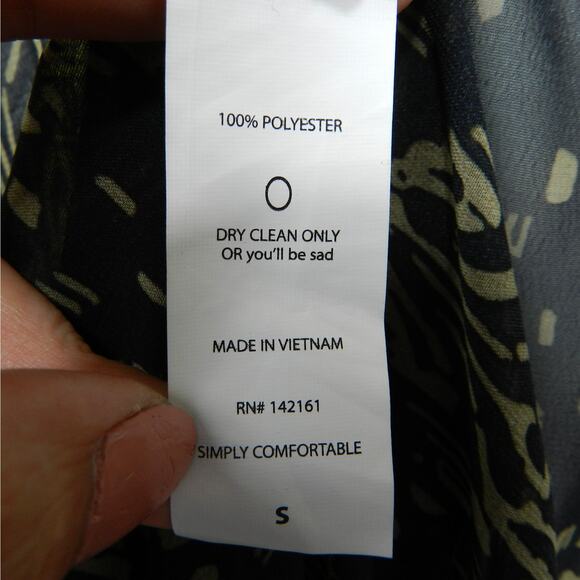 LuLaRoe Monroe Kimono Sheer Fringe Swim Cover Up Size S Black Beige Batik - Picture 9 of 12